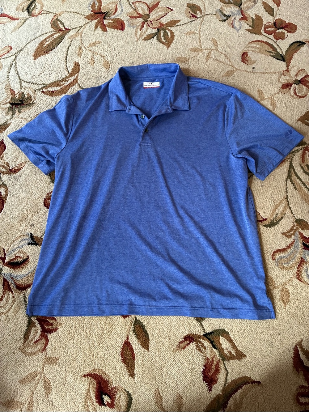 Blue Men's Golf Shirt XXL